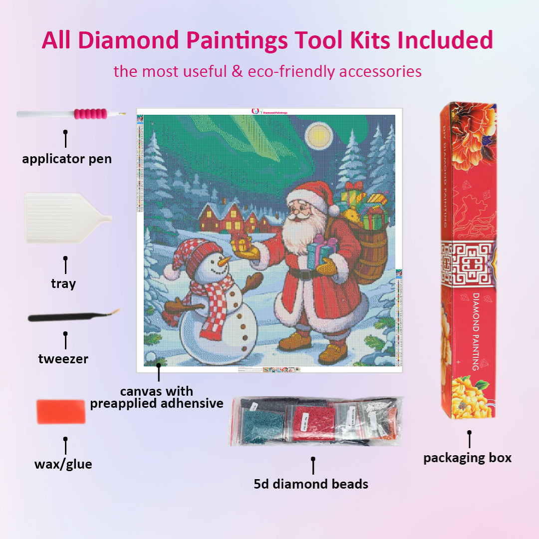 santa-gift-to-snowman-diamond-painting-art-kit