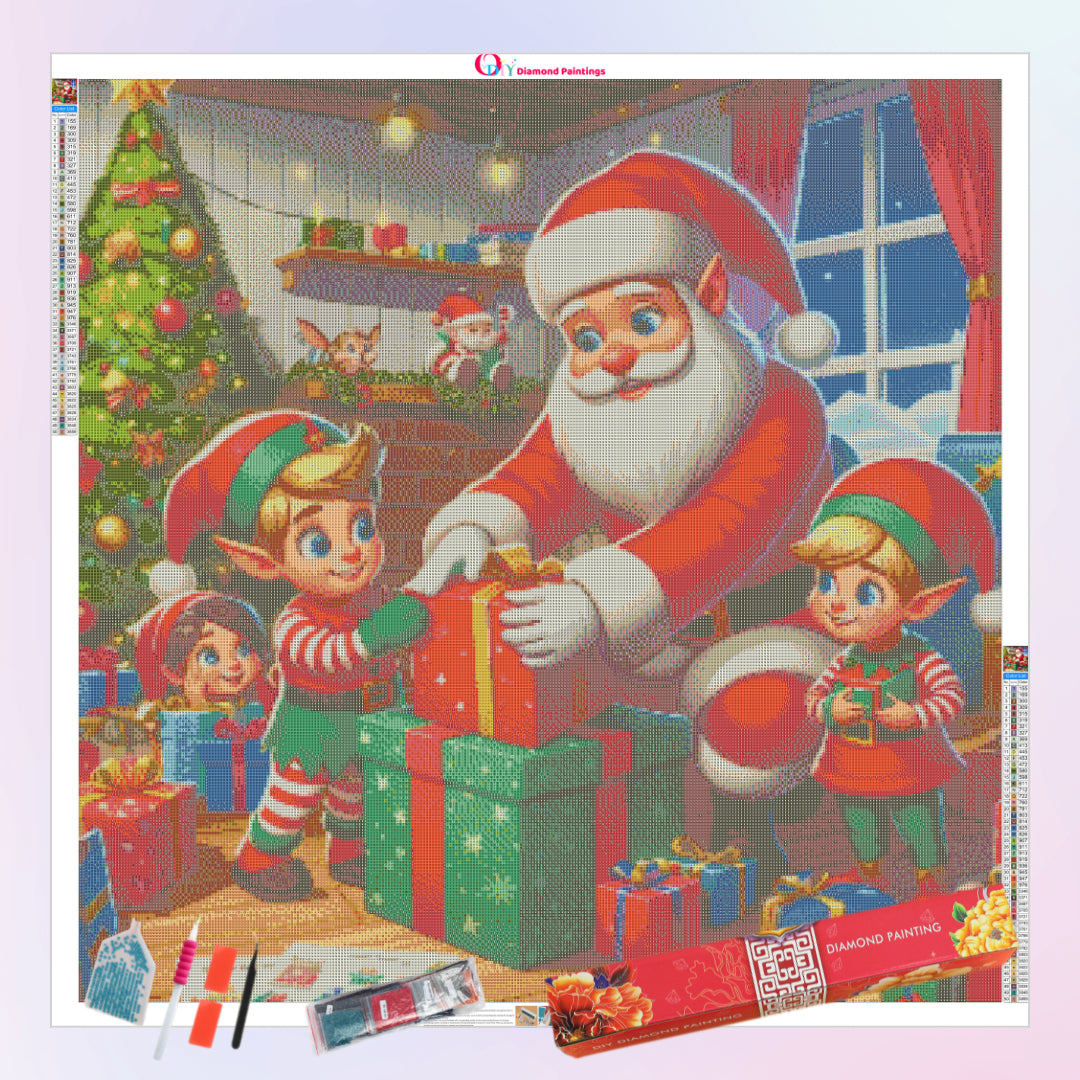 santa-with-elves-diamond-painting-art-kit