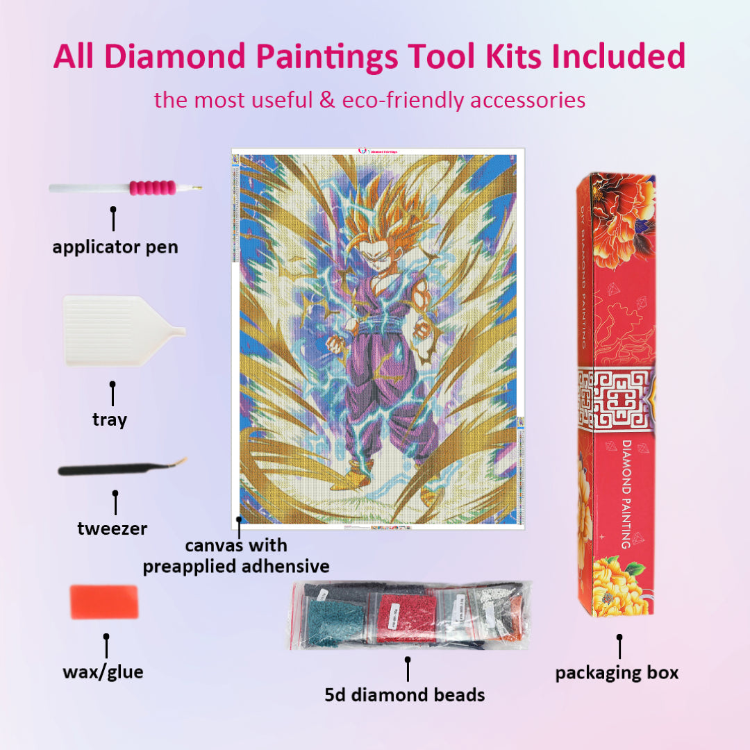 serious-lightning-gohan-diamond-painting-art-kit