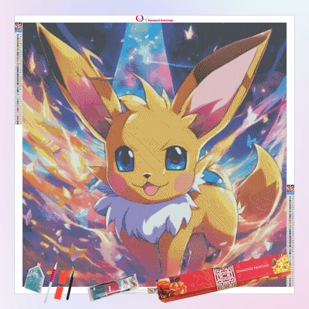 shinning-eevee-diamond-painting-art-kit