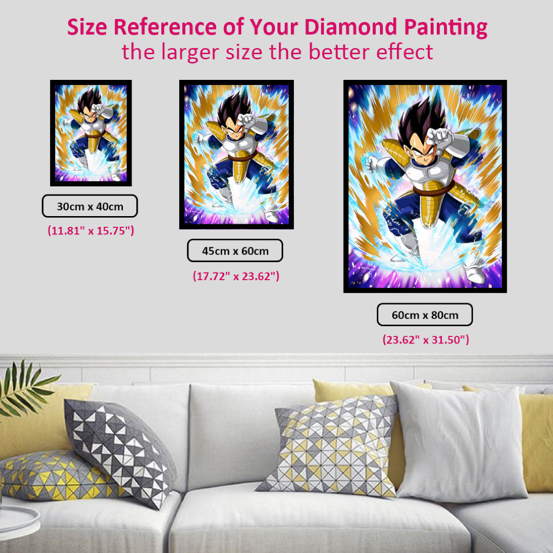 show-time-vegeta-diamond-painting-art-kit