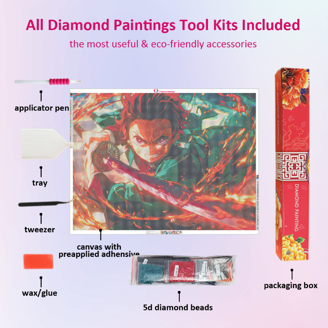 slashing-strike-tanjiro-diamond-painting-art-kit