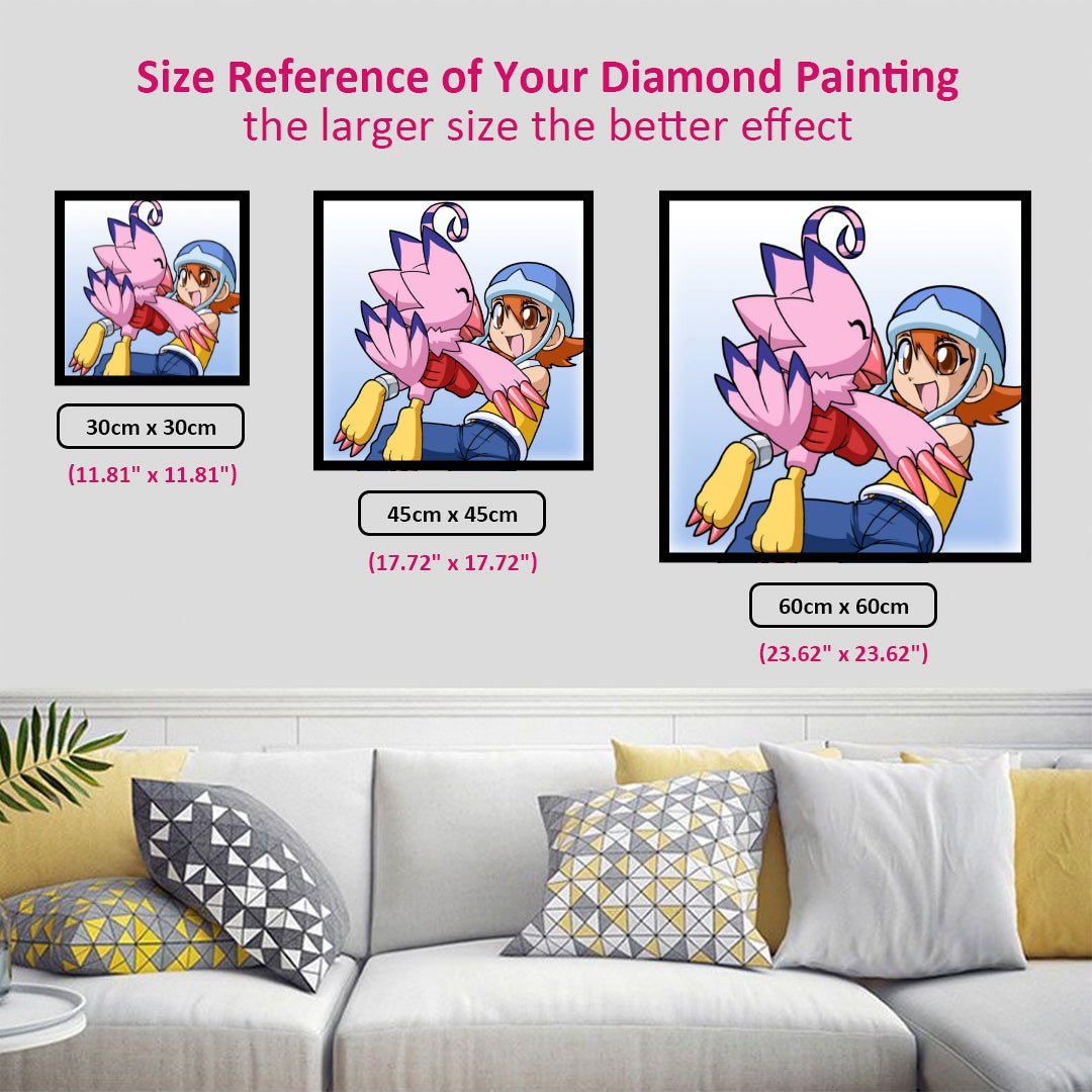 sora-and-biyomon-diamond-painting-art-kit