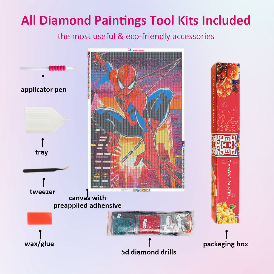 spiderman-city-walk-diamond-painting-art-kit