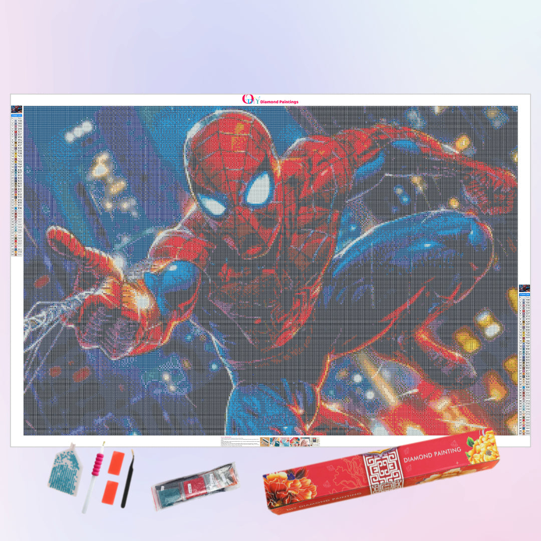spiderman-in-action-diamond-painting-art-kit