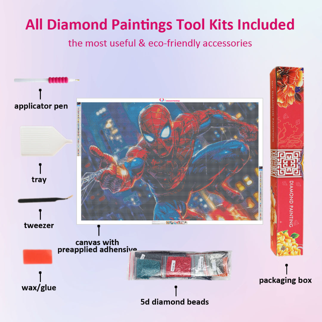 spiderman-in-action-diamond-painting-art-kit