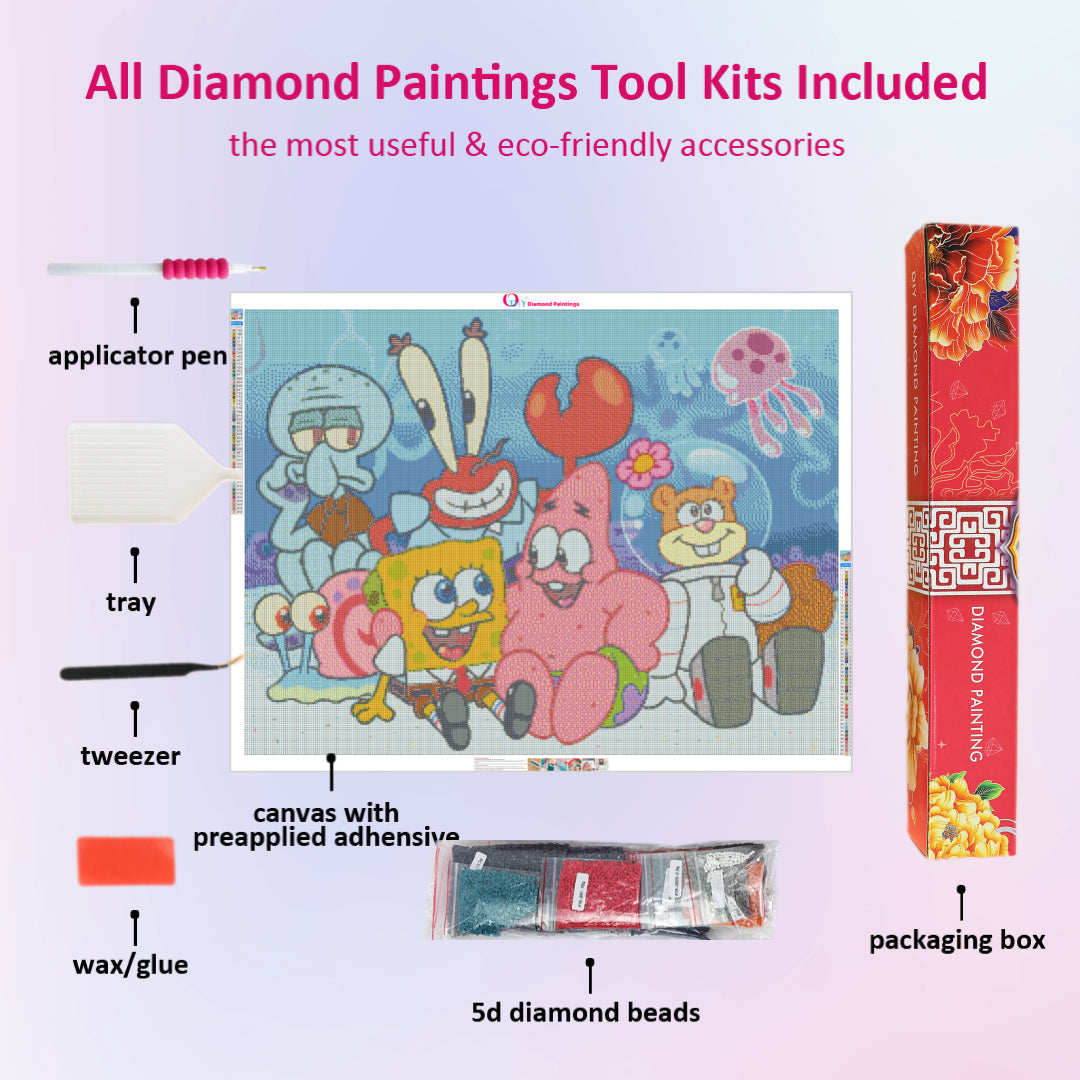 spongebob-buddies-diamond-painting-art-kit