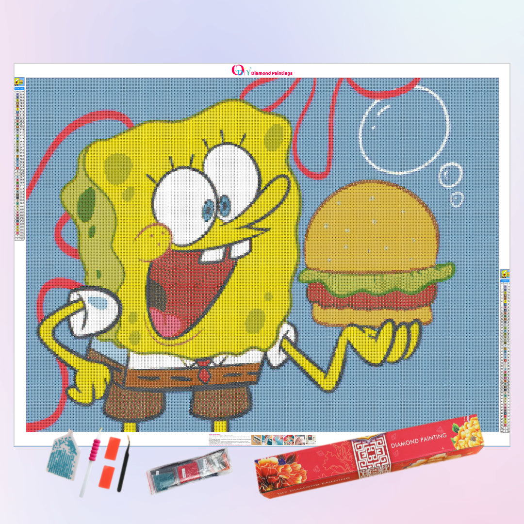 spongebob-hamburger-diamond-painting-art-kit