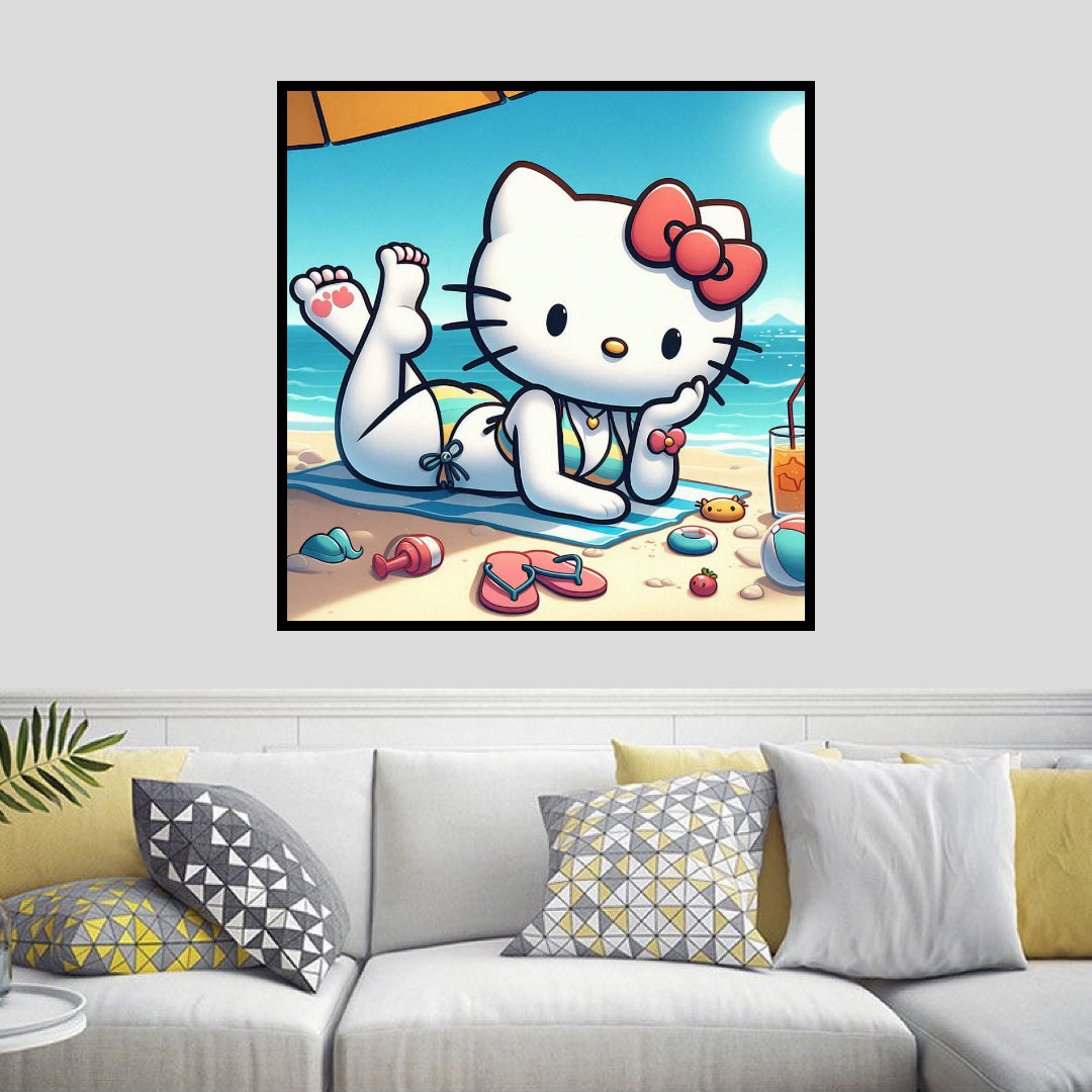 summer-vacation-hello-kitty-diamond-painting-art-kit