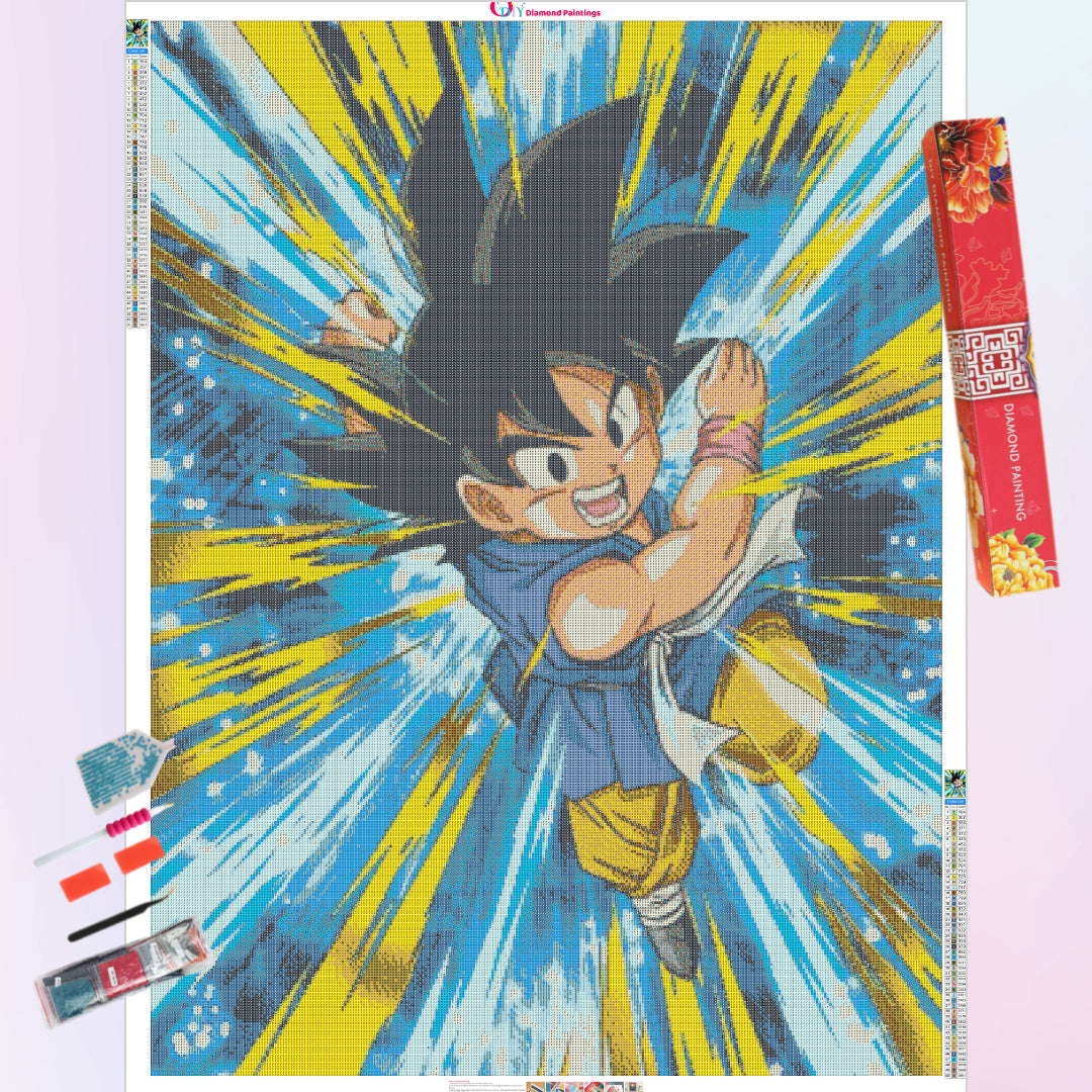 super-power-little-goku-diamond-painting-art-kit