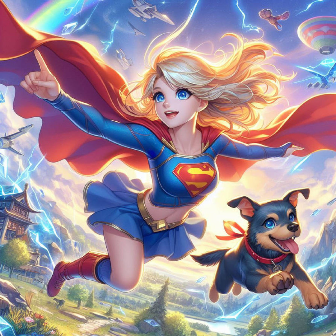 superdog-and-supergirl-diamond-painting-art-kit
