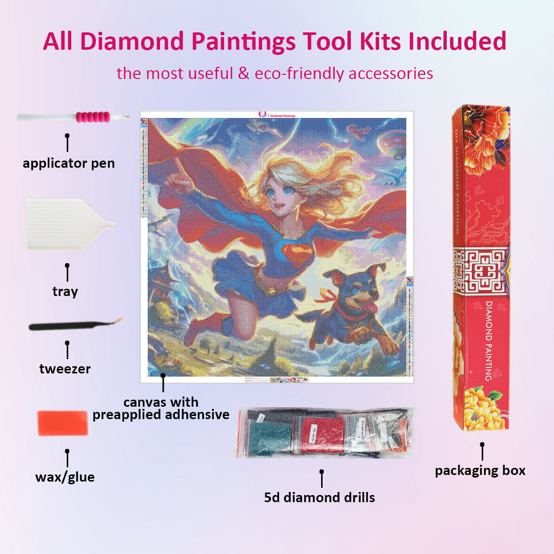 superdog-and-supergirl-diamond-painting-art-kit