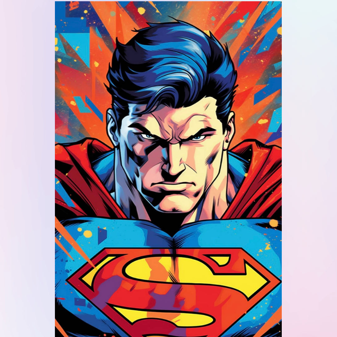superman-power-burst-diamond-painting-art-kit