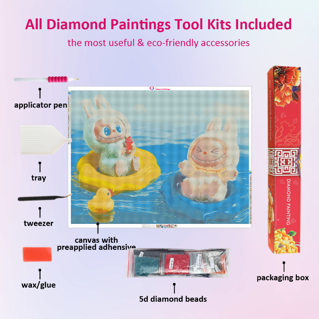 swimming-labubu-diamond-painting-art-kit