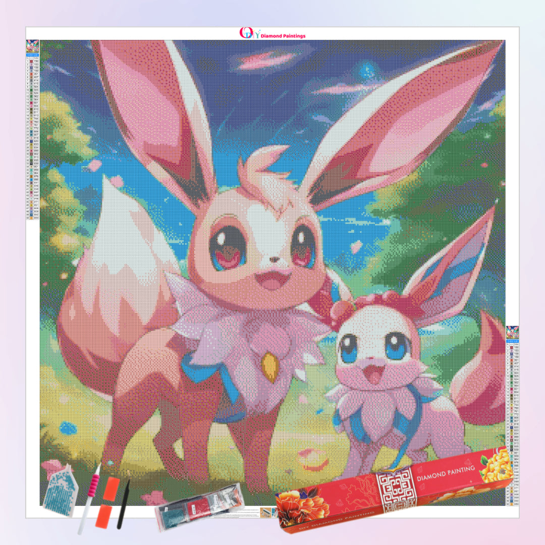 sylveon-and-eevee-diamond-painting-art-kit