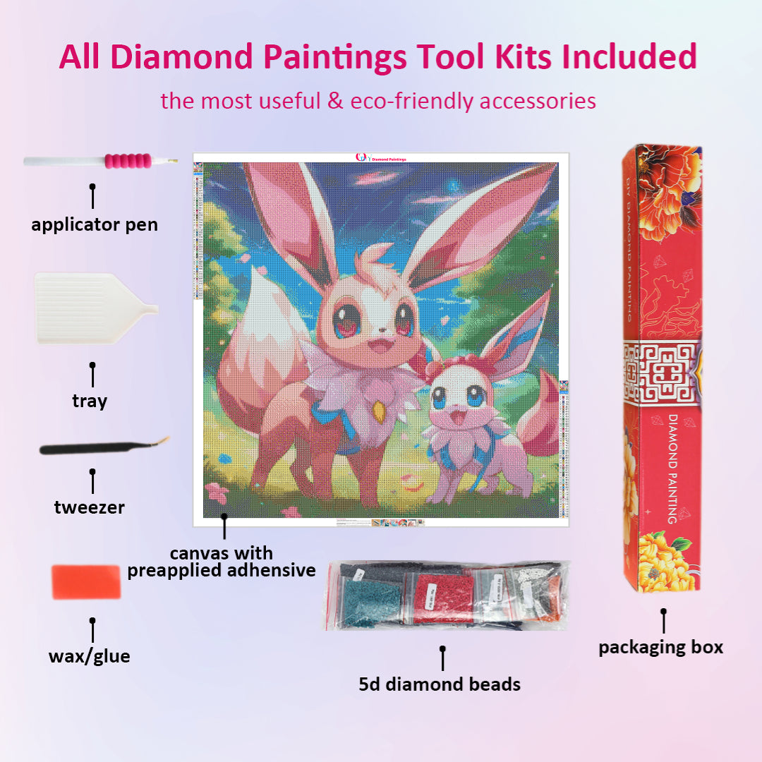 sylveon-and-eevee-diamond-painting-art-kit