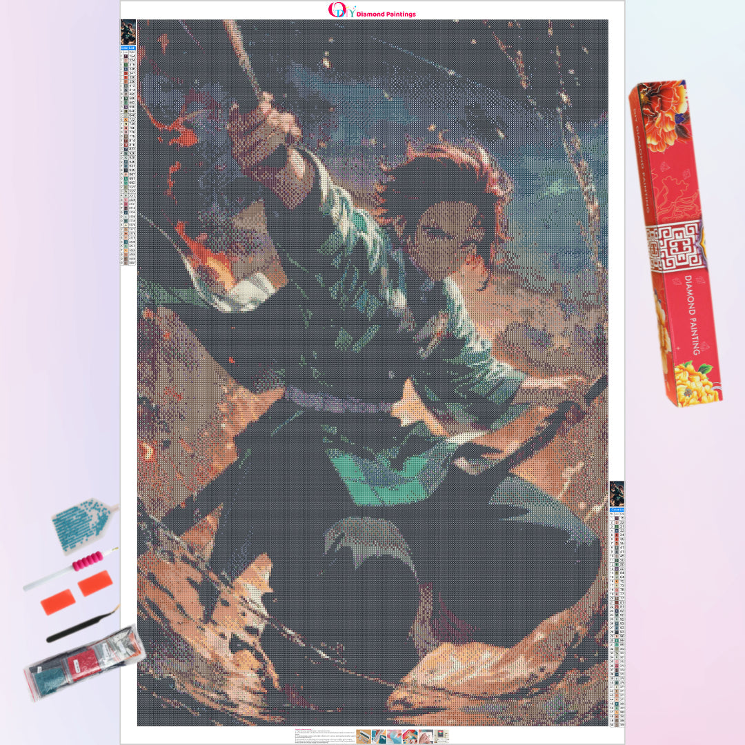 tanjiro-demon-slayer-diamond-painting-art-kit