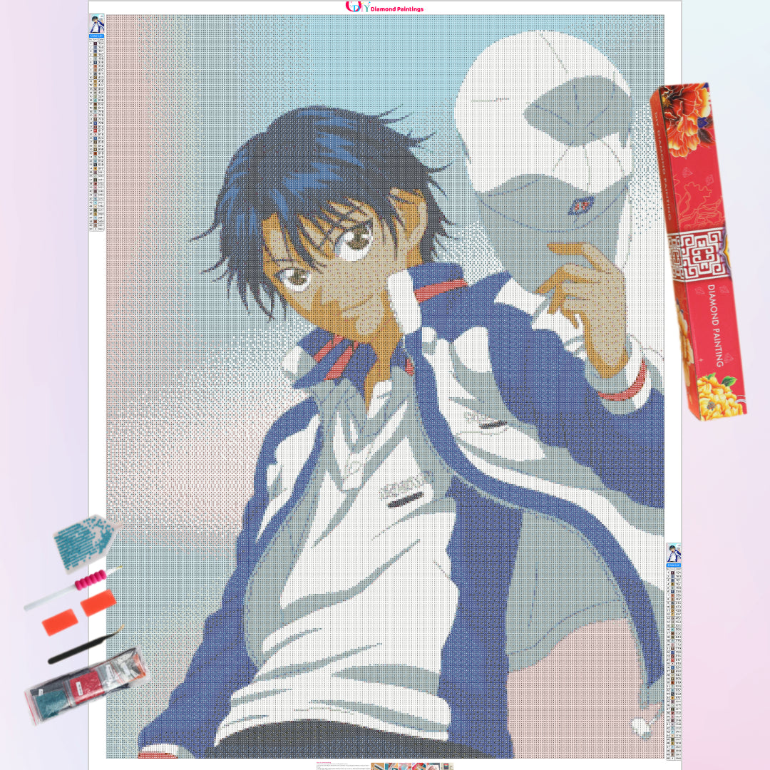 the-prince-returns-echizen-royma-prince-of-tennis-diamond-painting-art-kit