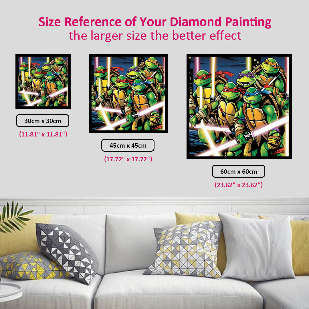 tmnt-ninja-turtles-with-light-sabers-diamond-painting-art-kit