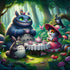 totoro-afternoon-tea-diamond-painting-art-kit