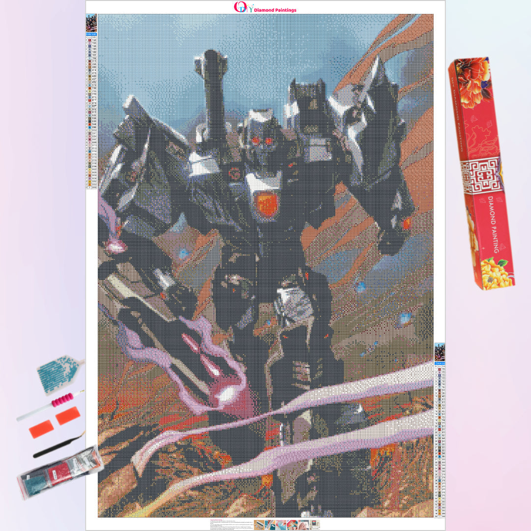 transformers-megatron-diamond-painting-art-kit