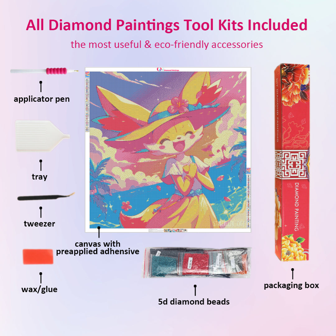 tropical-pokemon-braixen-diamond-painting-art-kit