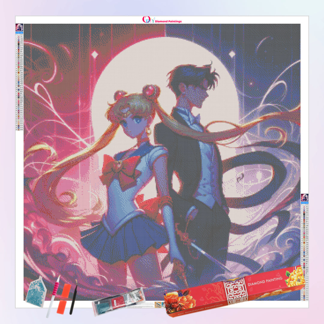 tuxedo-mask-and-sailor-moon-diamond-painting-art-kit