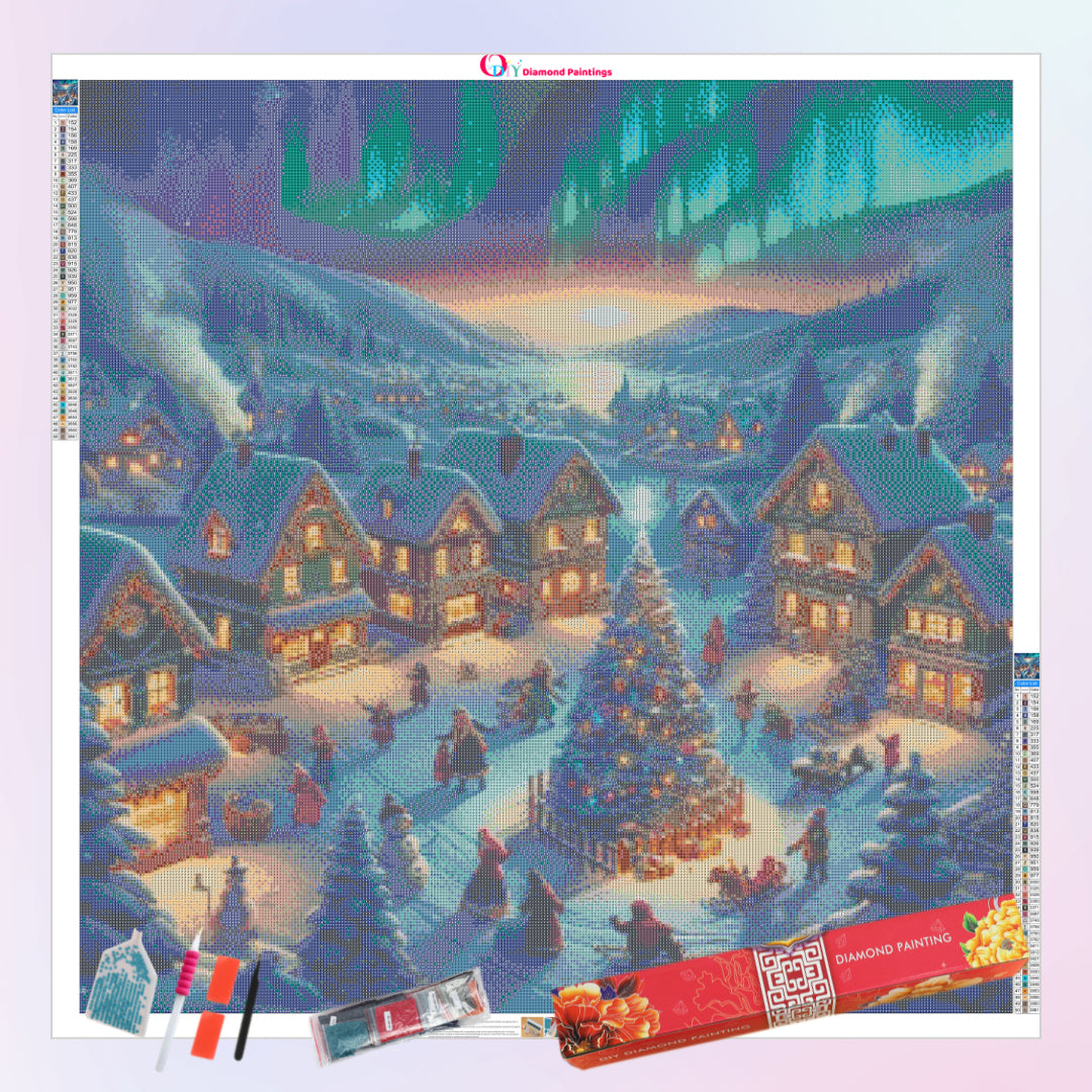 twilight-winter splendor-christmas-diamond-painting-art-kit