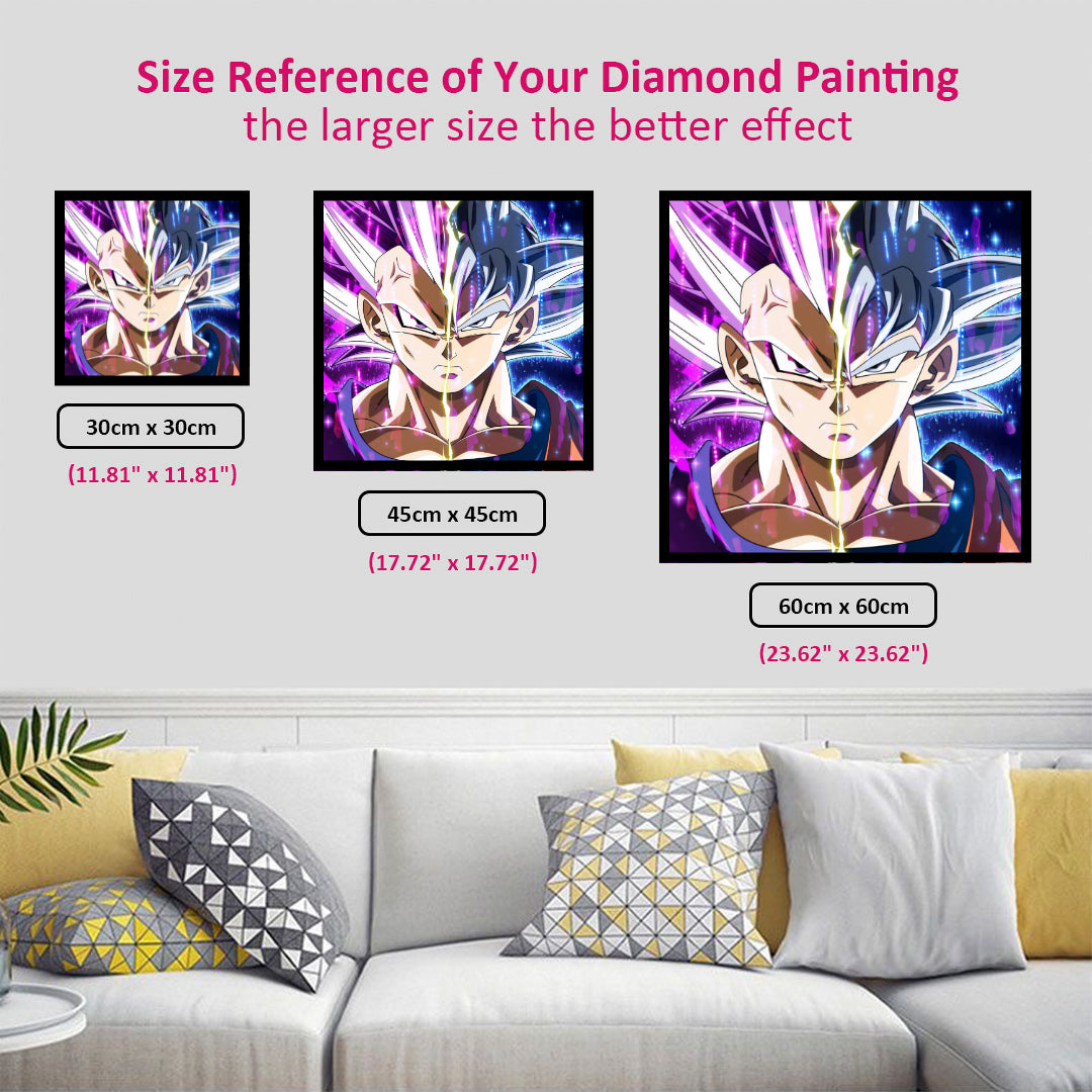 ultra-ego vegeta-ultra-instinct-goku-diamond-painting-art-kit