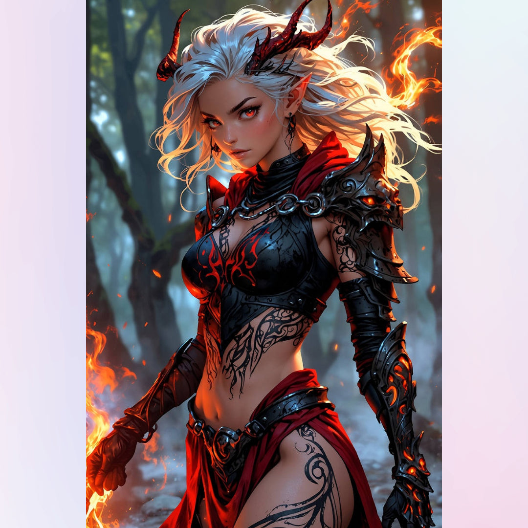 warcraft-elven-fire-mistress-diamond-painting-art-kit