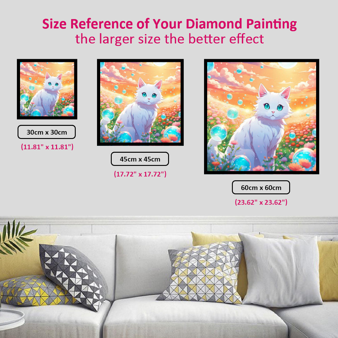 white-cat-in-a-bubble-field-diamond-painting-art-kit