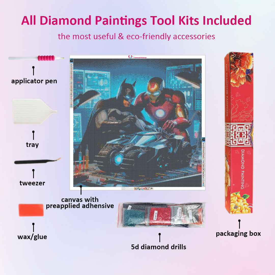 work-together-batman-and-ironman-diamond-painting-art-kit