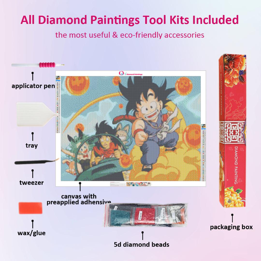 Littke Goku on the Kintoun Diamond Painting