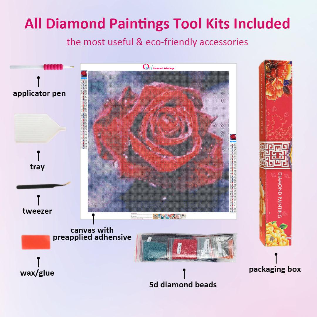 Rose in the Early Morning Diamond Painting