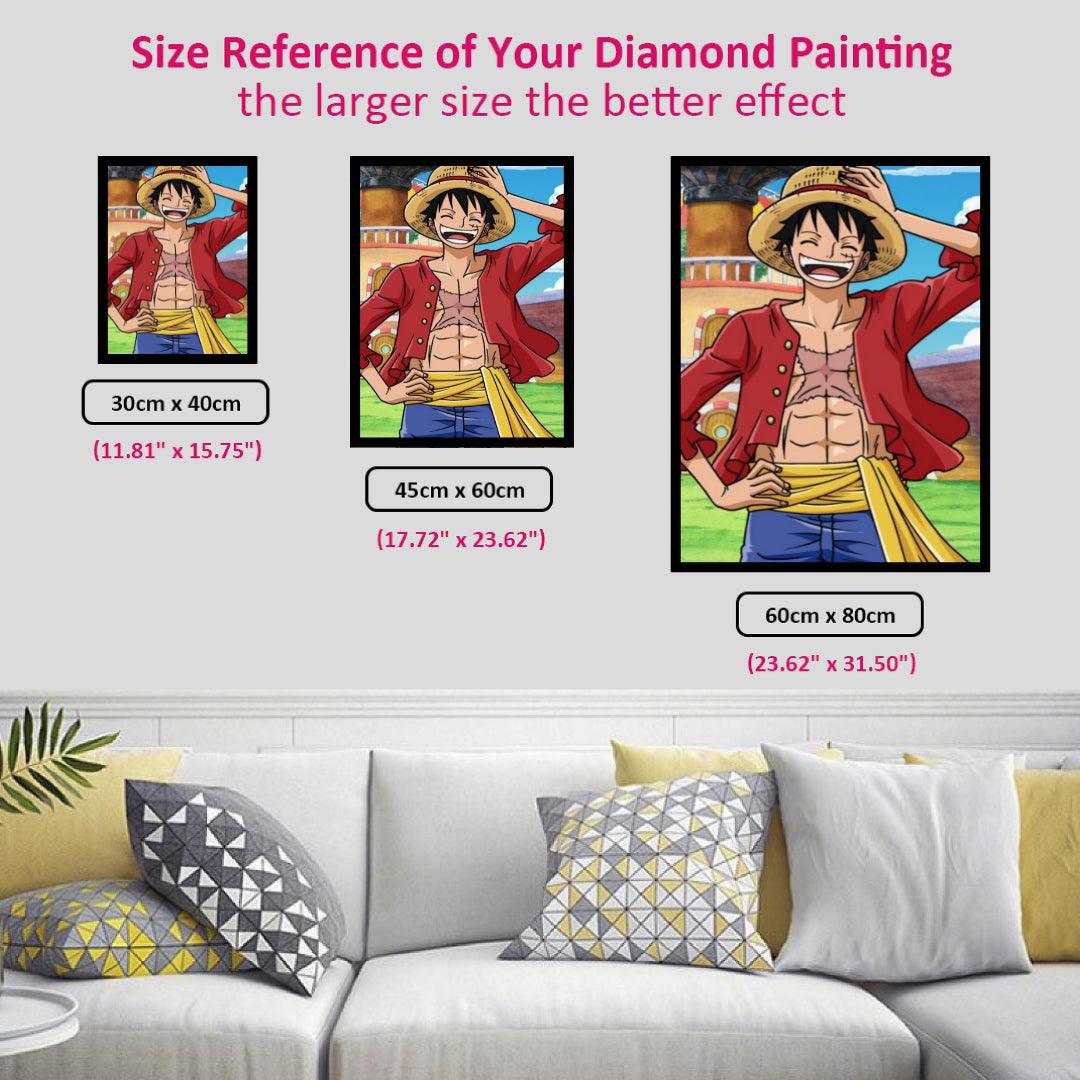 Laughing Luffy Diamond Painting