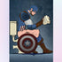 Marvel Captain America in Restroom Diamond Painting
