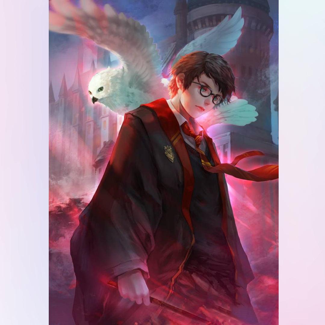 Harry Potter and Hedwig Diamond Painting