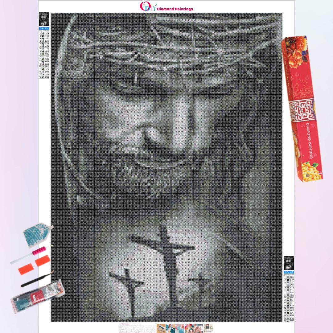 Jesus in Meditation Diamond Painting