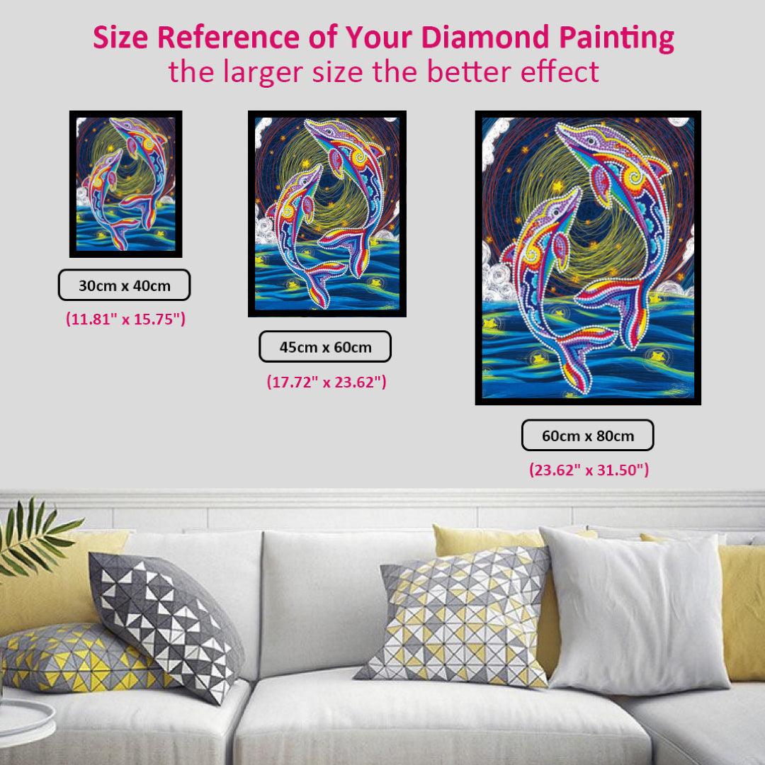 Colorful Dolphin Diamond Painting