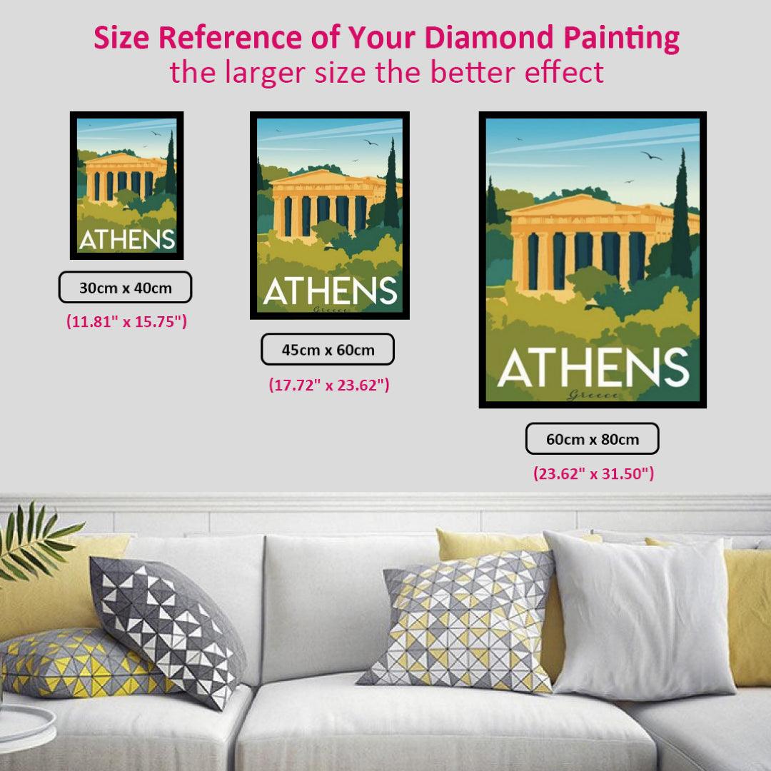 Athens Greece Diamond Painting