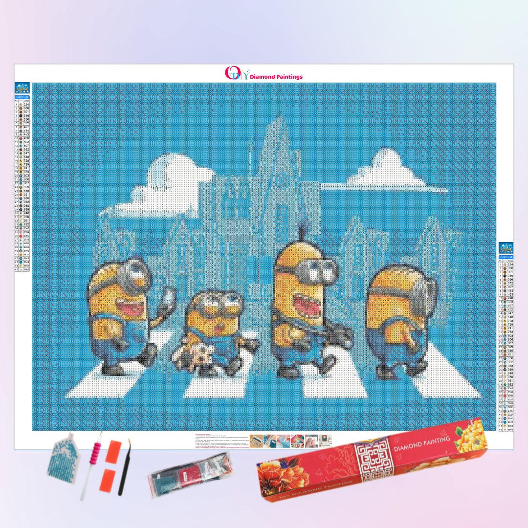 Minions Cross the Street Diamond Painting