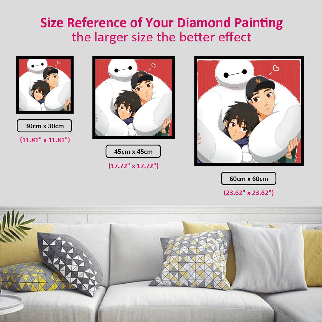 Big Hero Baymax Hugs Hiro & Tadashi Diamond Painting