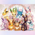 Eevee Big Family Diamond Painting