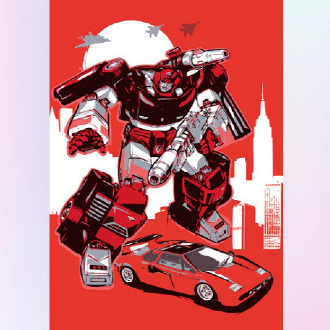 Sideswipe Transformers Diamond Painting