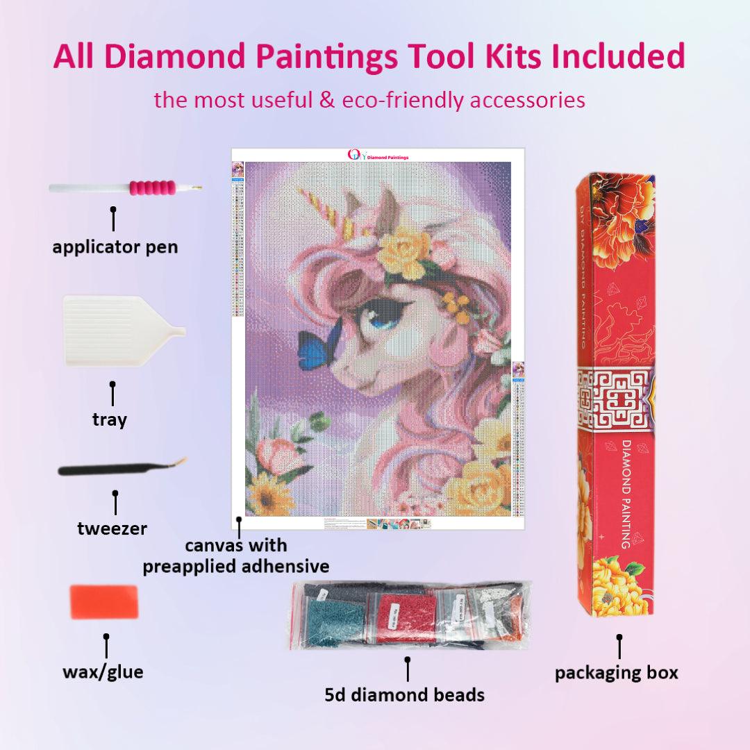 The Beautiful Young Unicorn Diamond Painting