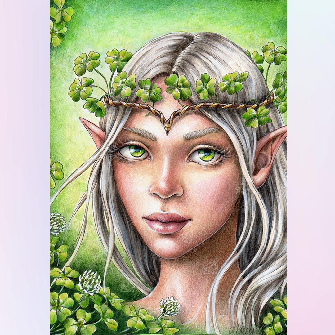 Clover Fairy Diamond Painting