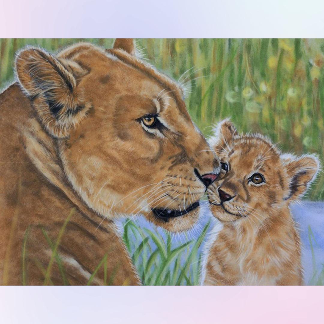 Lion Endearing Diamond Painting