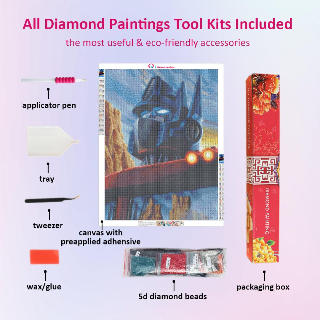 Huge Optimus Prime Diamond Painting
