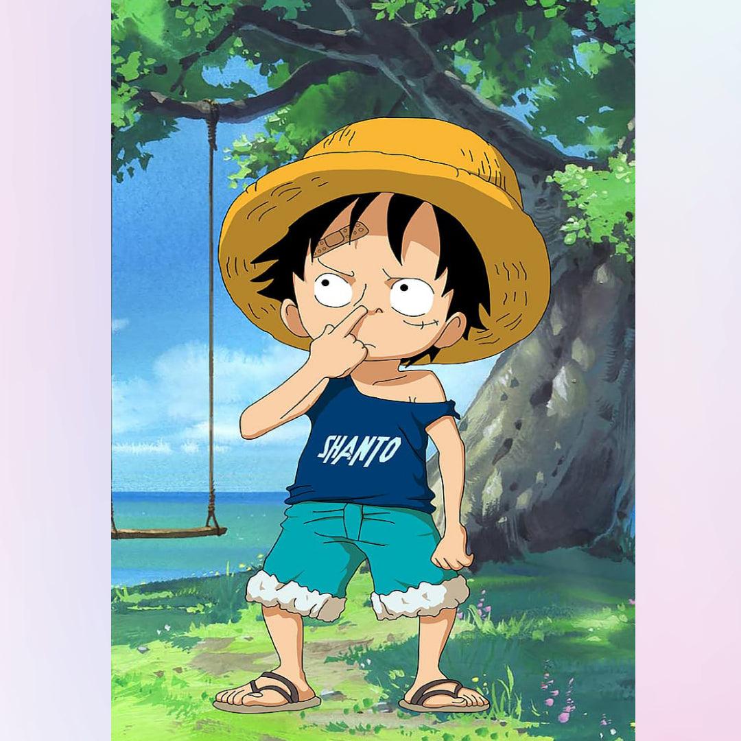 Childhood Luffy Diamond Painting