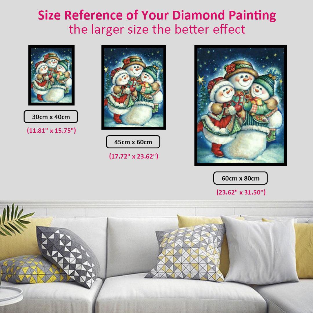 Happy to Receive Christmas Gifts Diamond Painting